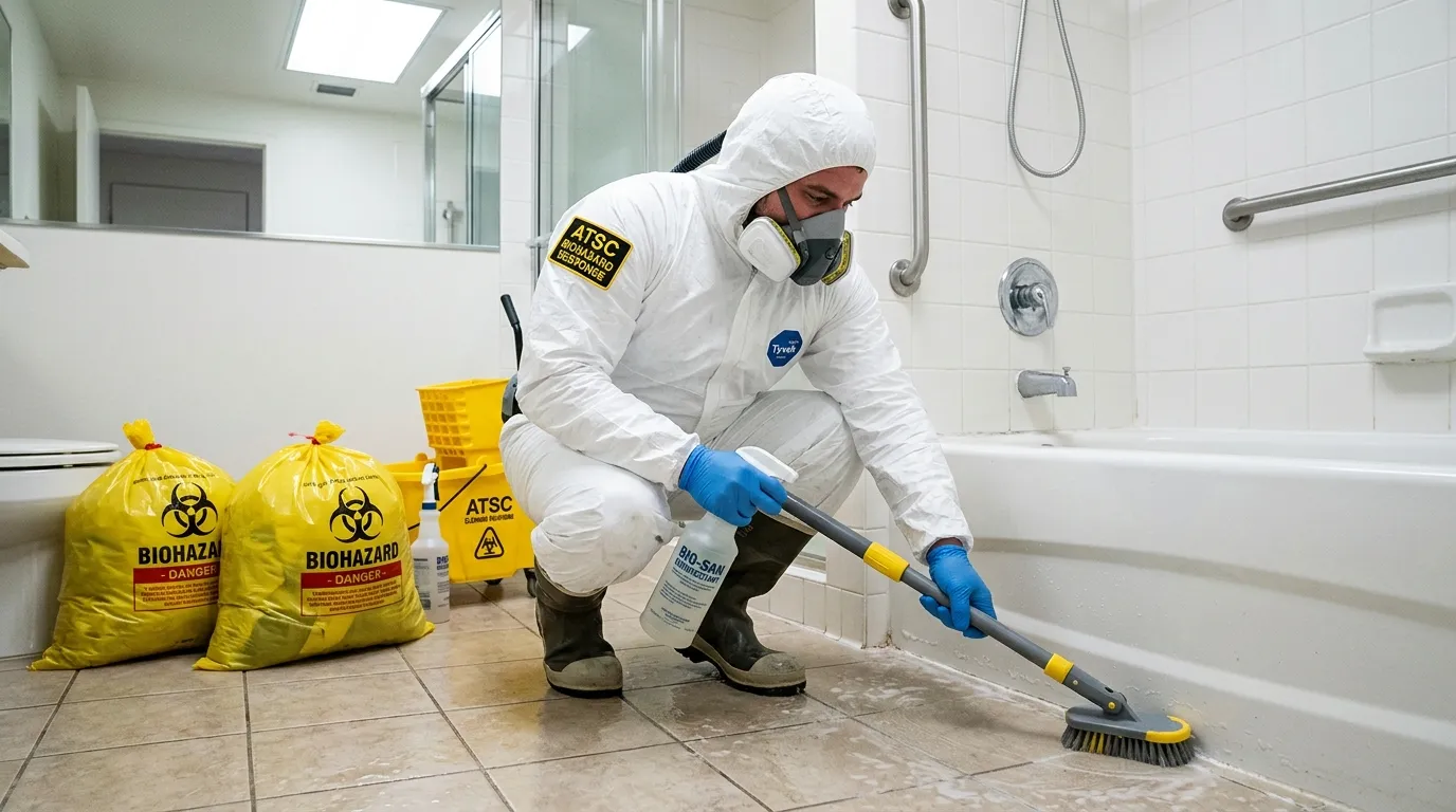 Decontamination equipment deployed for Blood Cleanup in Windcrest